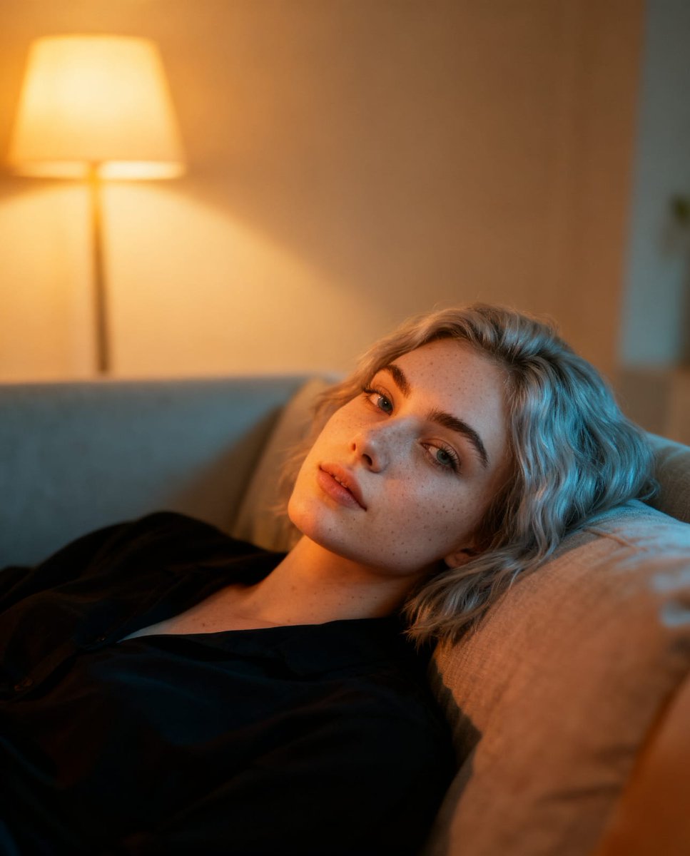 Relaxing Couch UGC Portrait